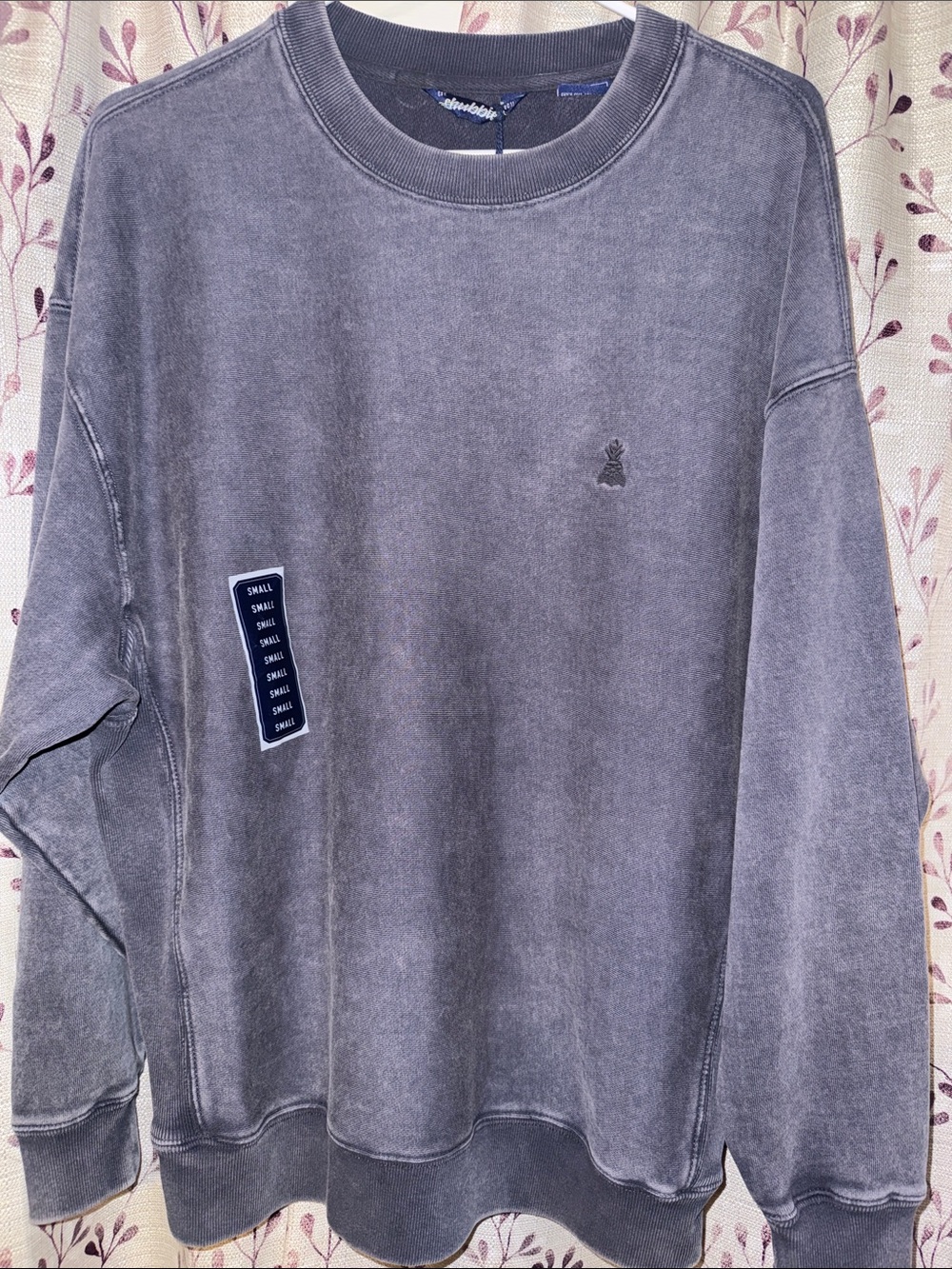 chubbies Vintage Washed Gray Crewneck Sweatshirt